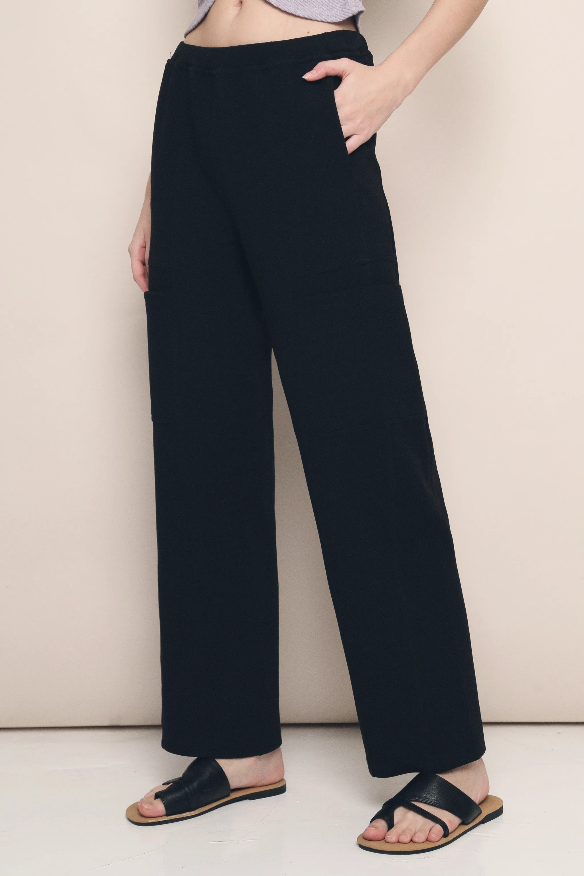 Aleks Pocket Slacks Black