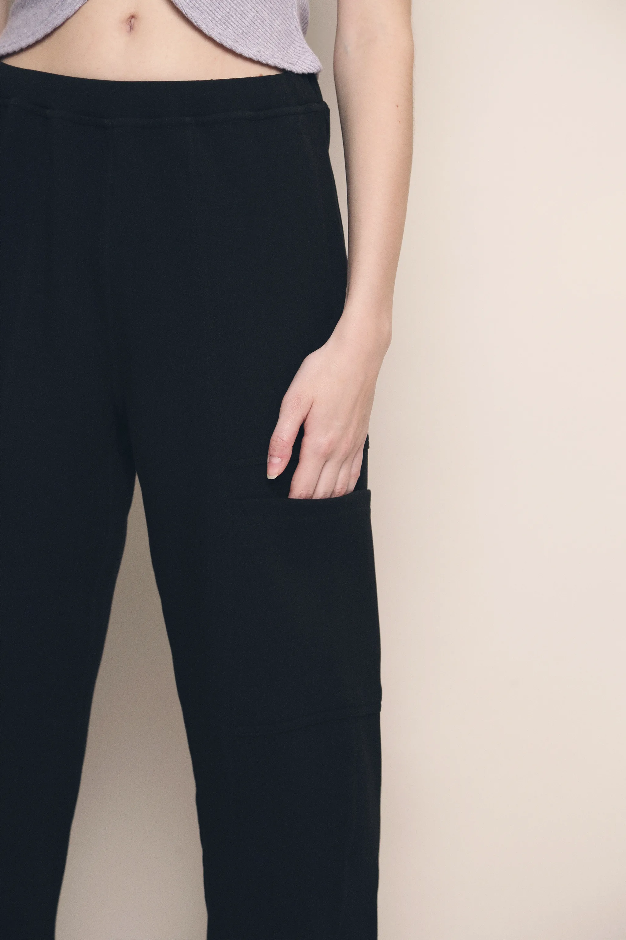 Aleks Pocket Slacks Black