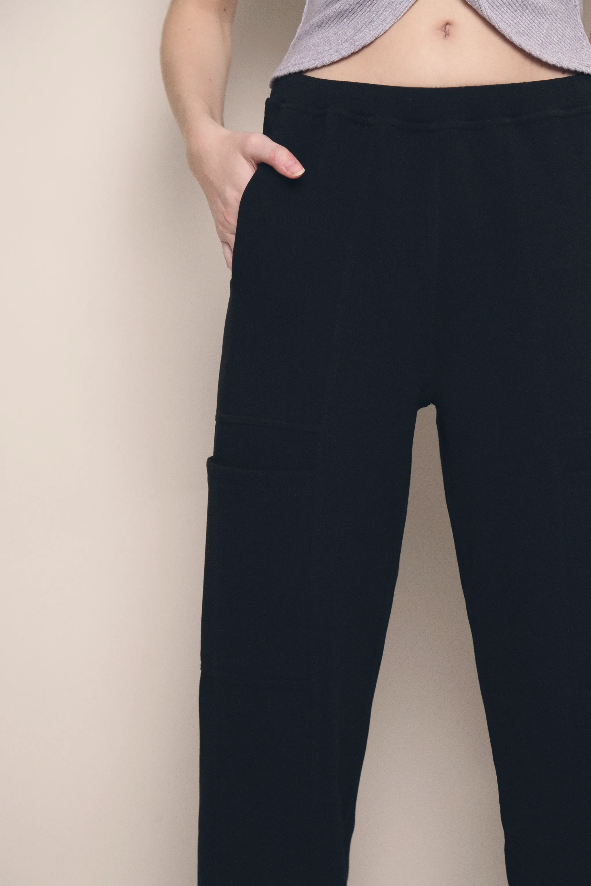 Aleks Pocket Slacks Black