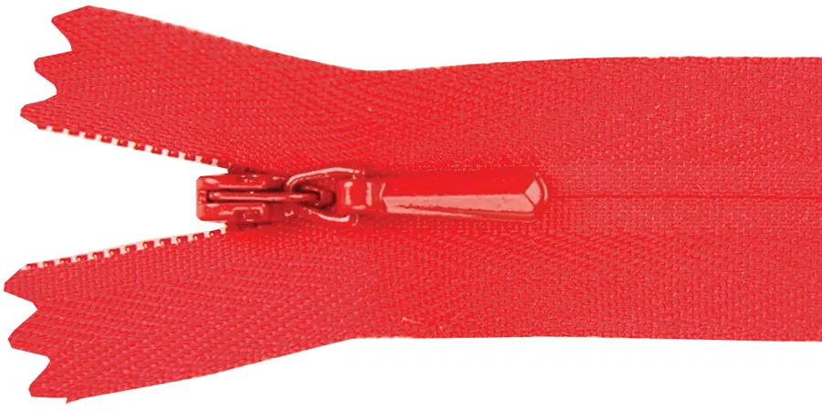 Apple Red -Zipper Invisible 22"