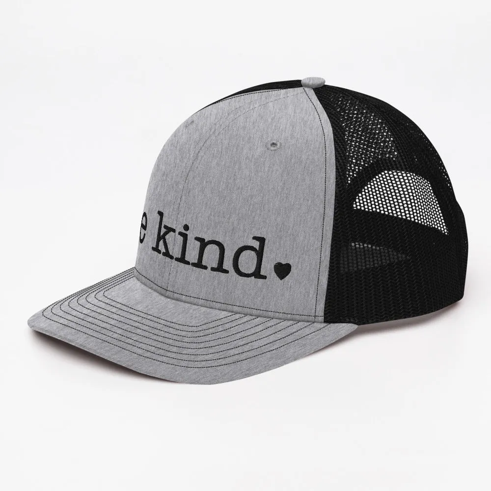 Be Kind Trucker Cap - black