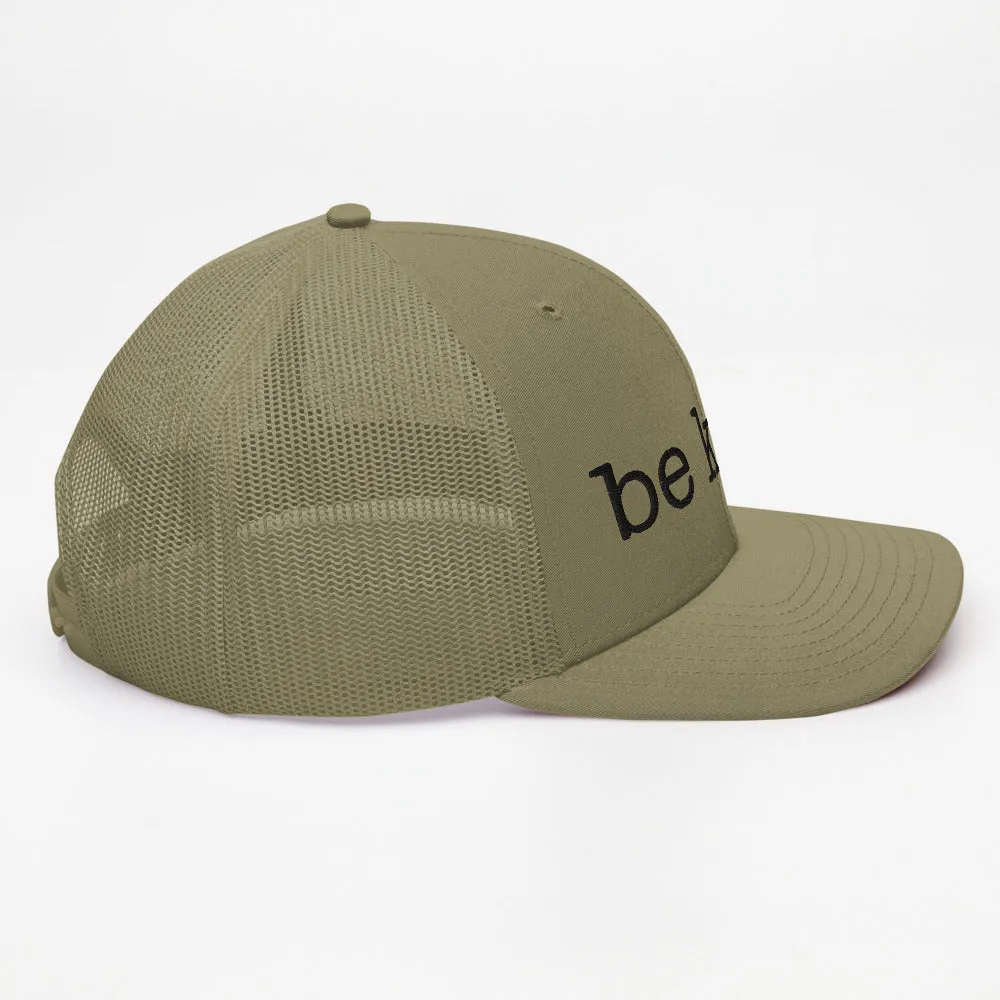 Be Kind Trucker Cap - black
