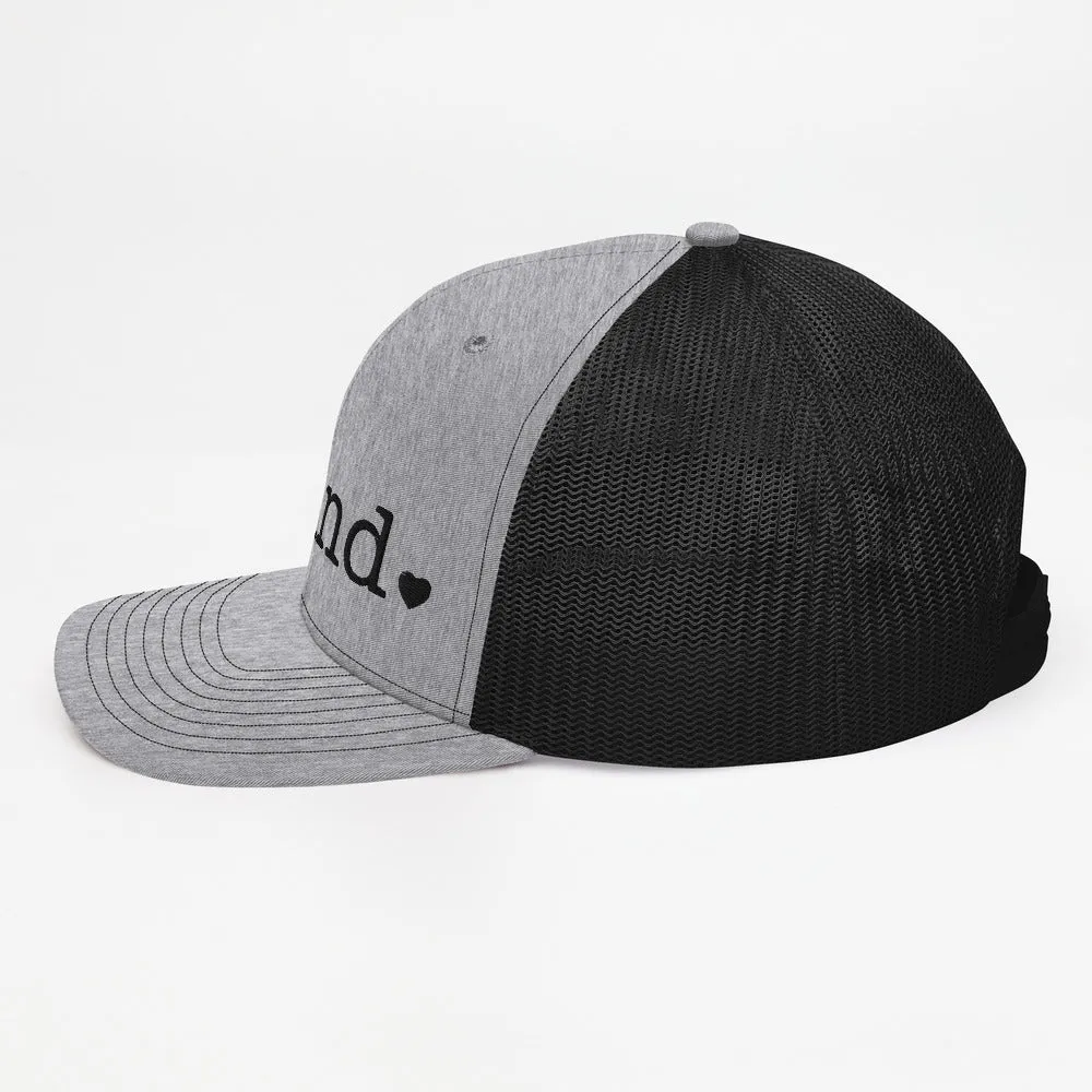 Be Kind Trucker Cap - black