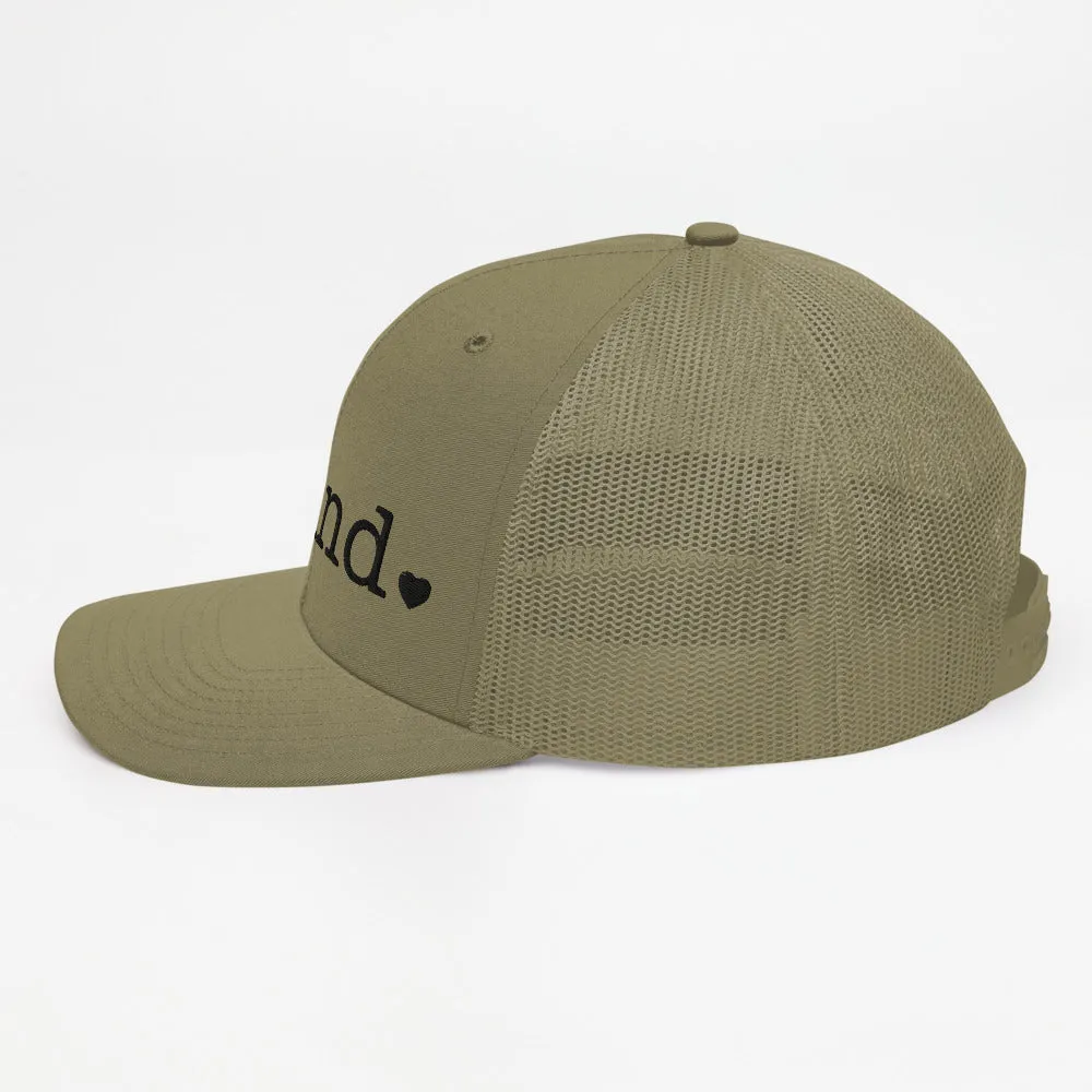 Be Kind Trucker Cap - black