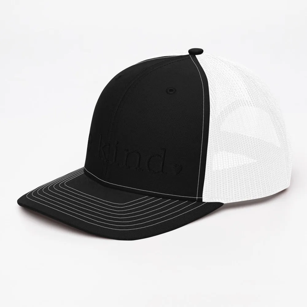 Be Kind Trucker Cap - black