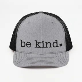 Be Kind Trucker Cap - black