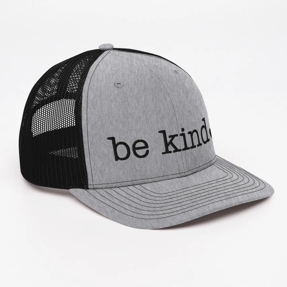 Be Kind Trucker Cap - black