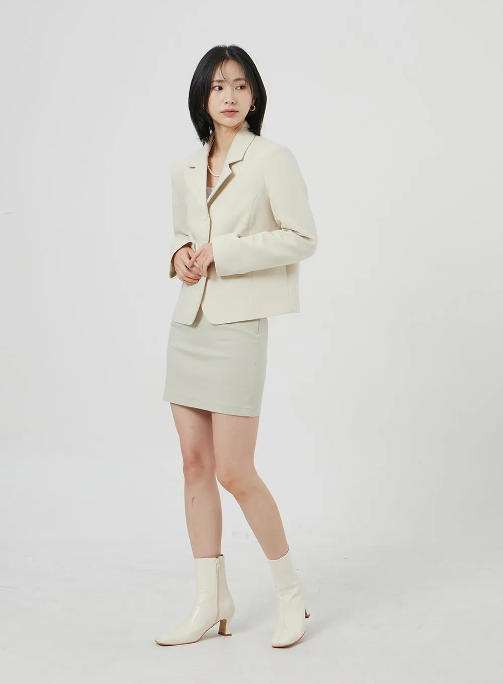 Button Blazer Jacket OM306