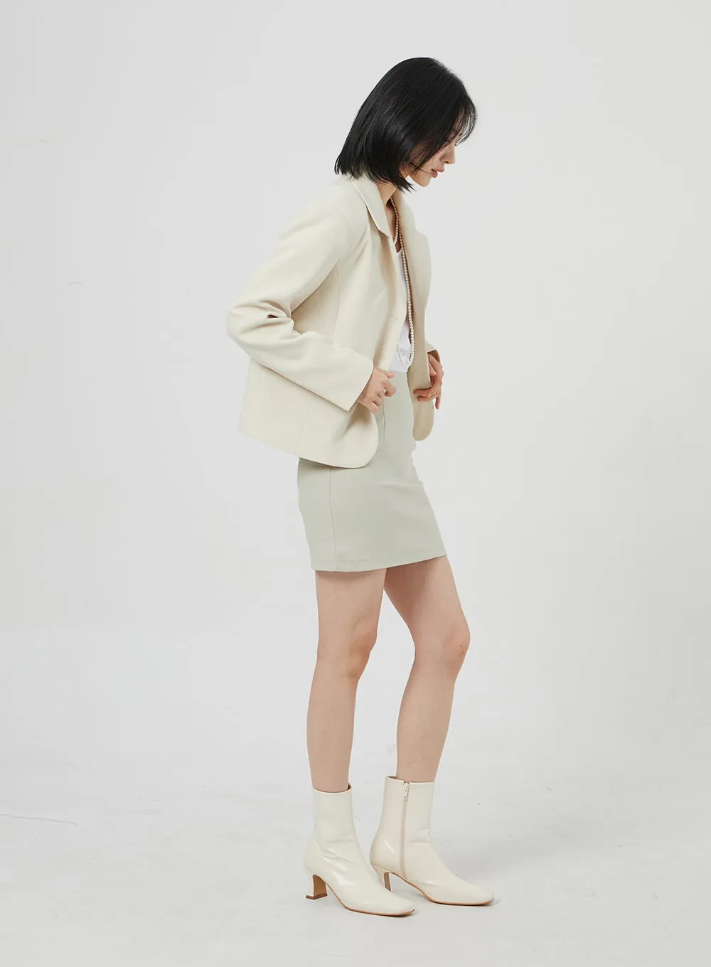 Button Blazer Jacket OM306