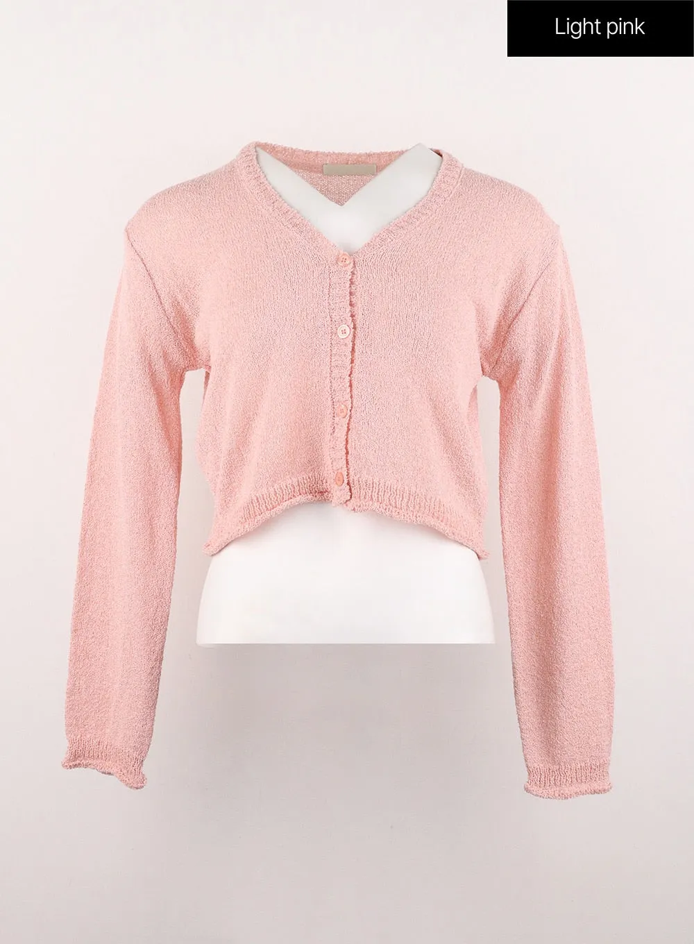 Buttoned V-Neck Sweater OG322