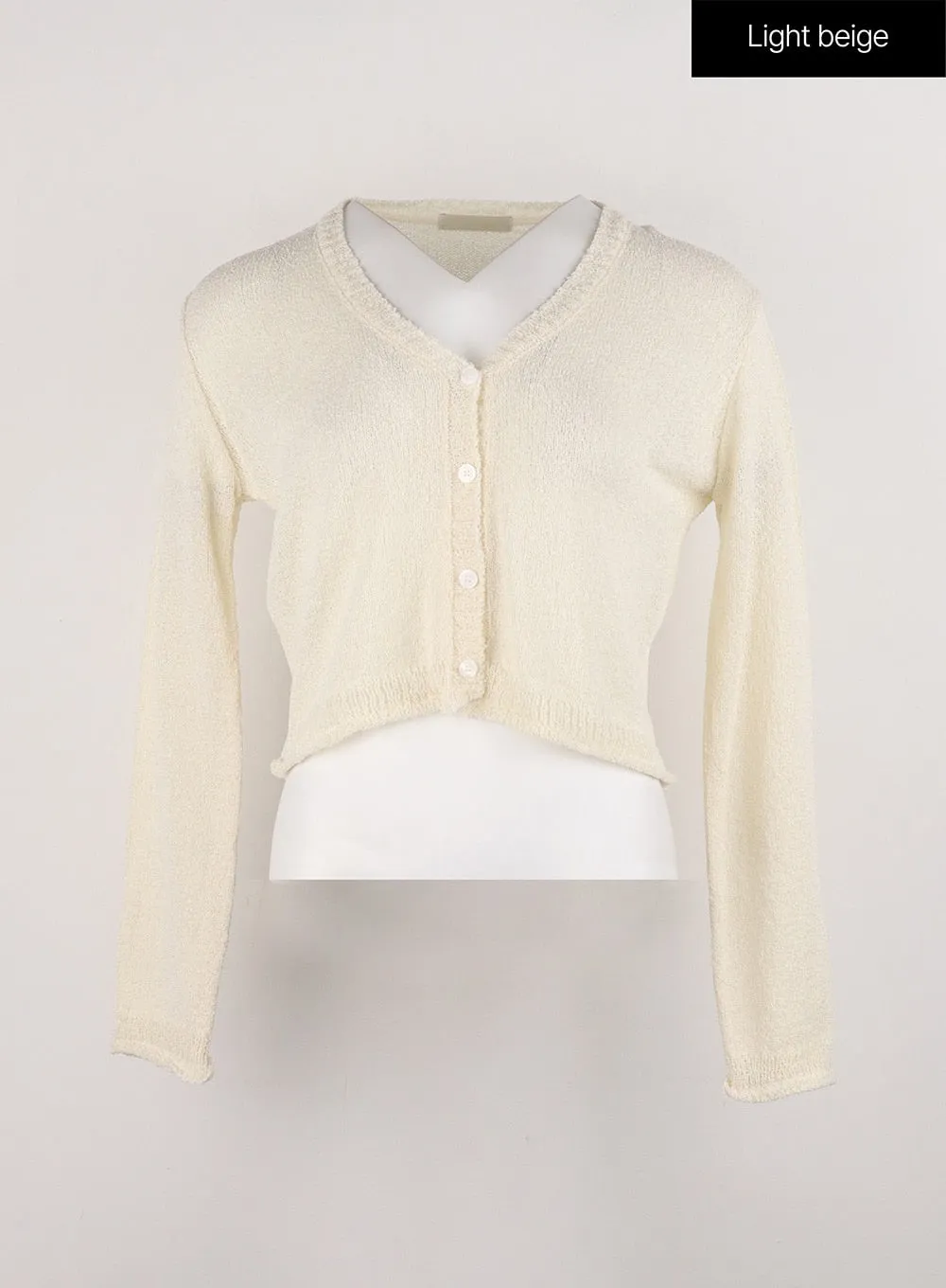 Buttoned V-Neck Sweater OG322