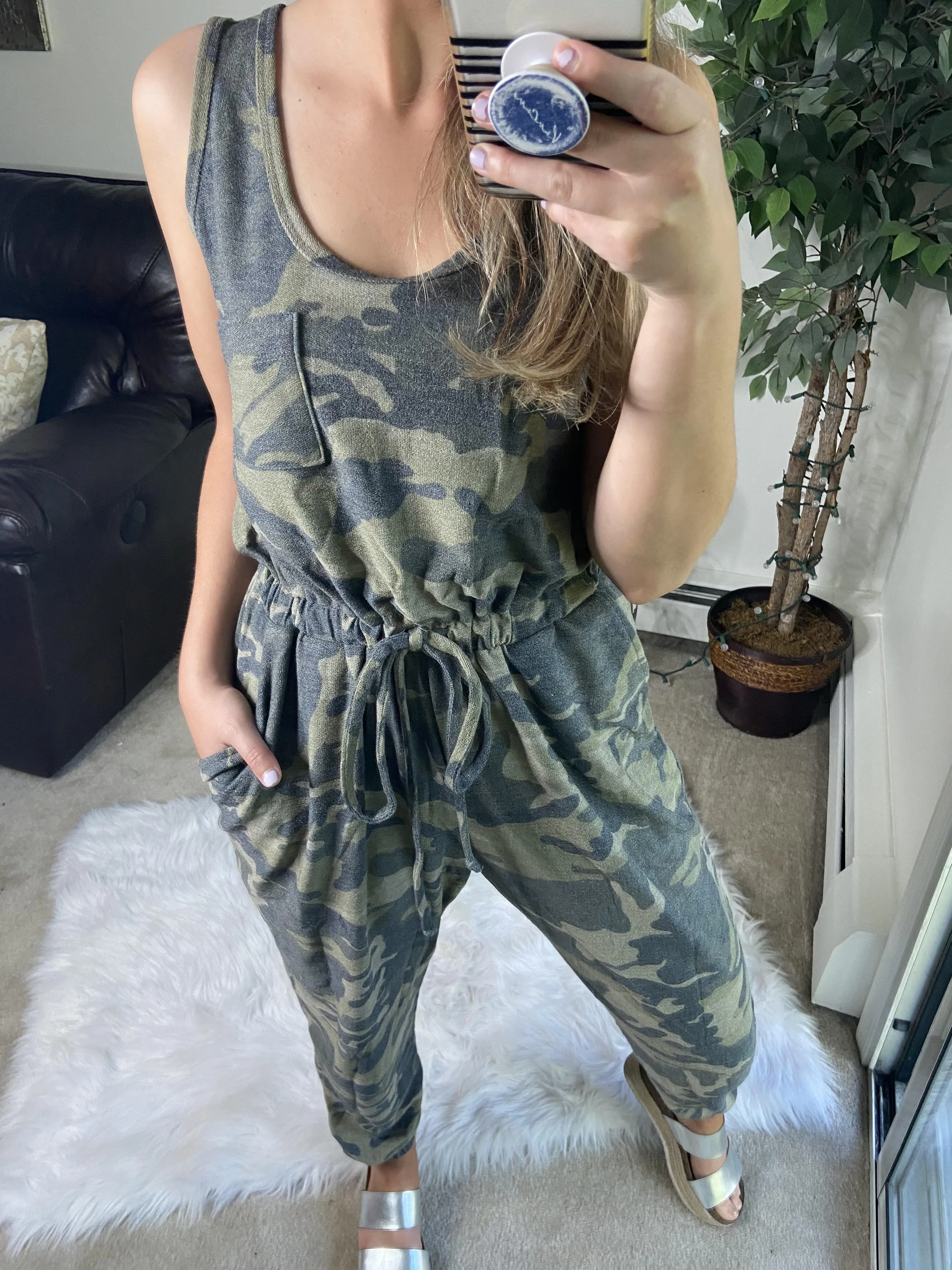 Comfy Camo Jumpsuit