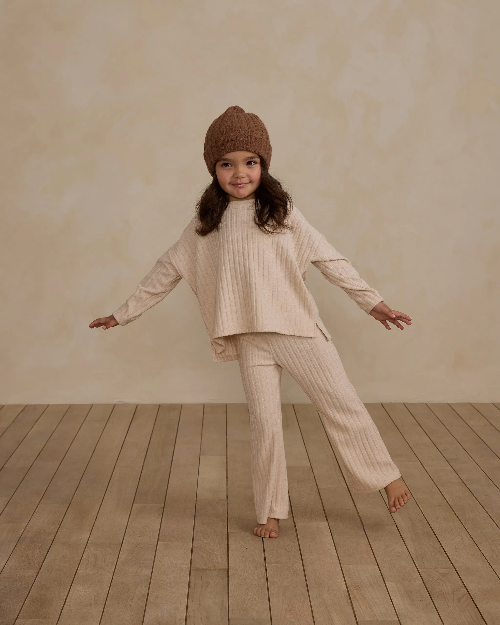 Cozy Rib Knit Set | Shell
