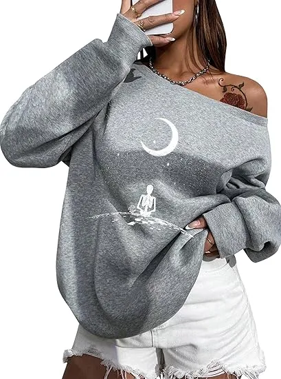 Deep Blue Comfy Pullover Sweatshirt w/Pockets