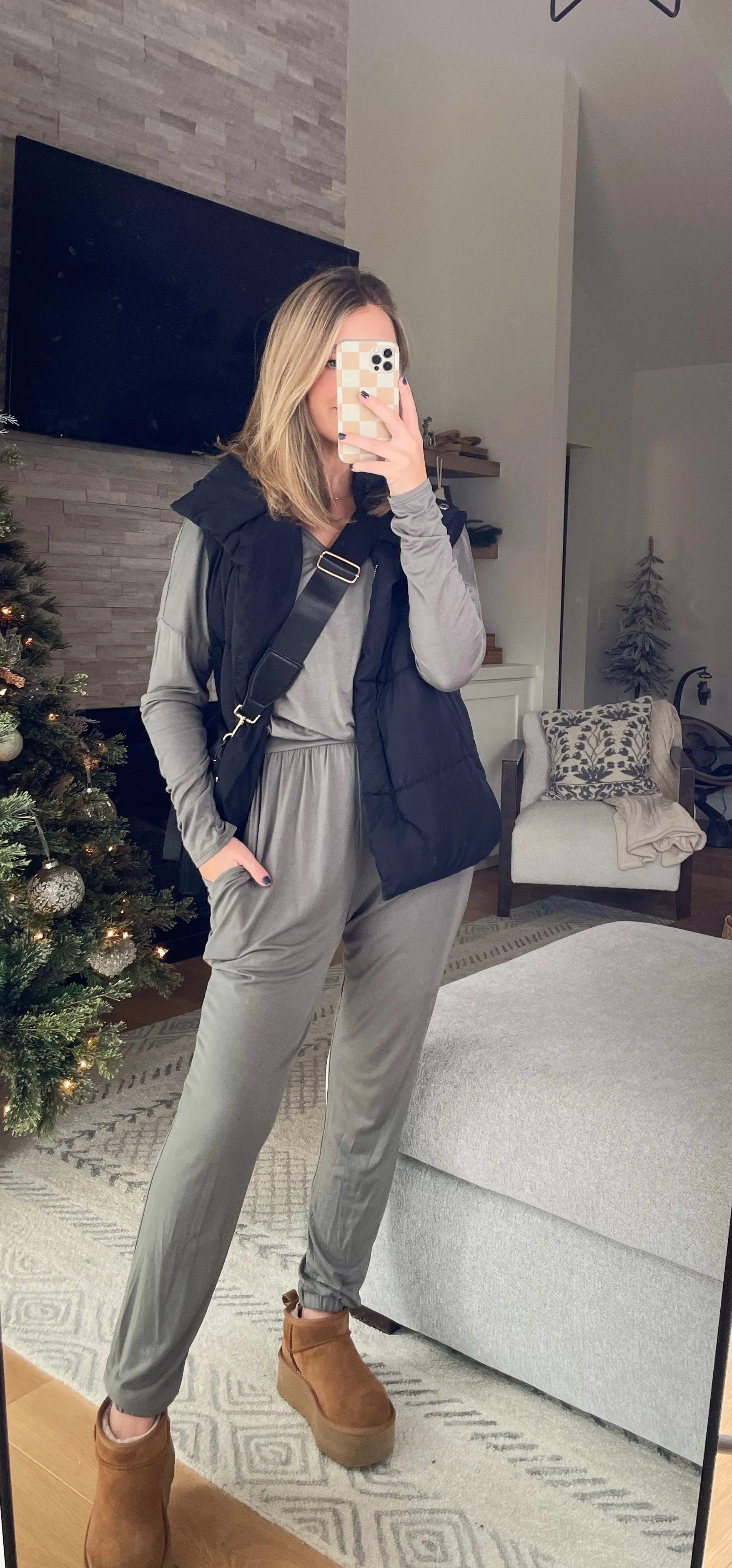 Fit For You V-neck Jumpsuit