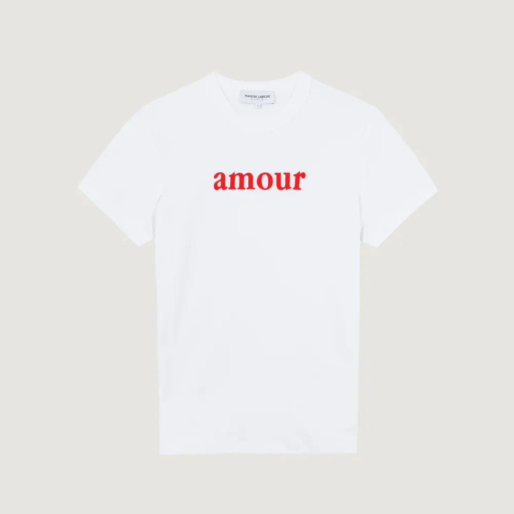 Maison Labiche Montherlant Amour T-Shirt - White