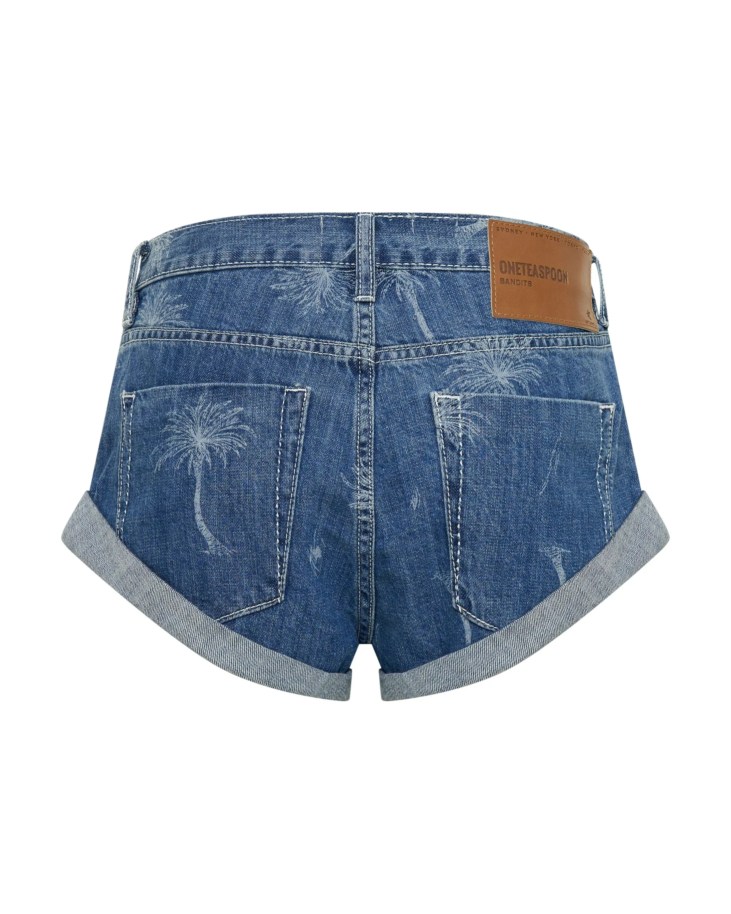 MALIBUE BANDITS DENIM SHORTS | OCEAN BLUE