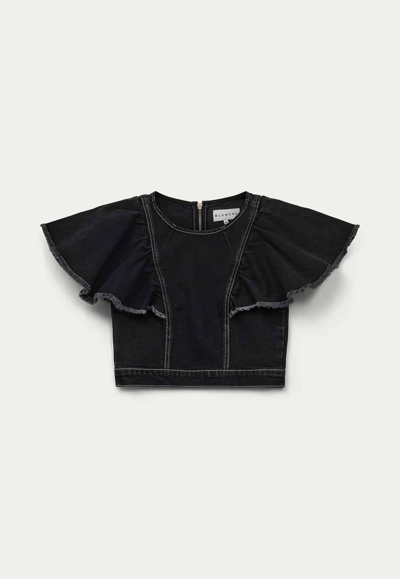Maple-BL Frill Blouse