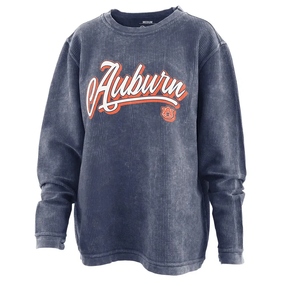 Pressbox Women's Auburn Tigers Comfy Cord Sweatshirt