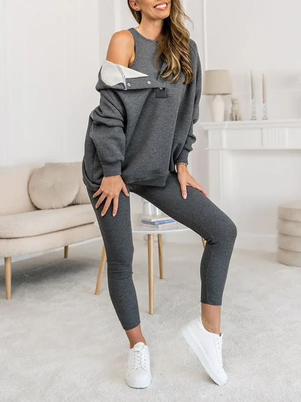 Sarah™ | Comfy Vest Jogger Set