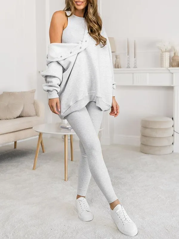 Sarah™ | Comfy Vest Jogger Set