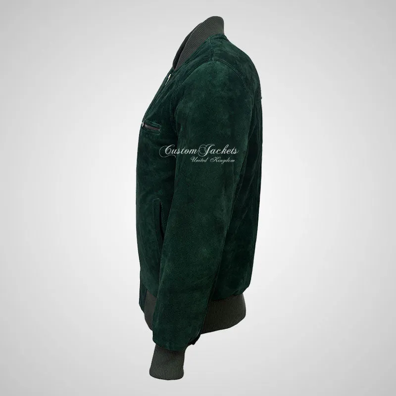 SEVENTIES 70’s Suede Bomber Jacket For Mens
