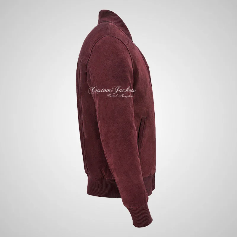SEVENTIES 70’s Suede Bomber Jacket For Mens
