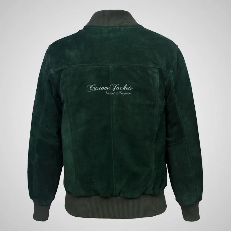 SEVENTIES 70’s Suede Bomber Jacket For Mens