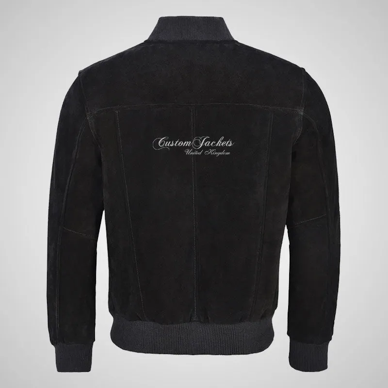 SEVENTIES 70’s Suede Bomber Jacket For Mens