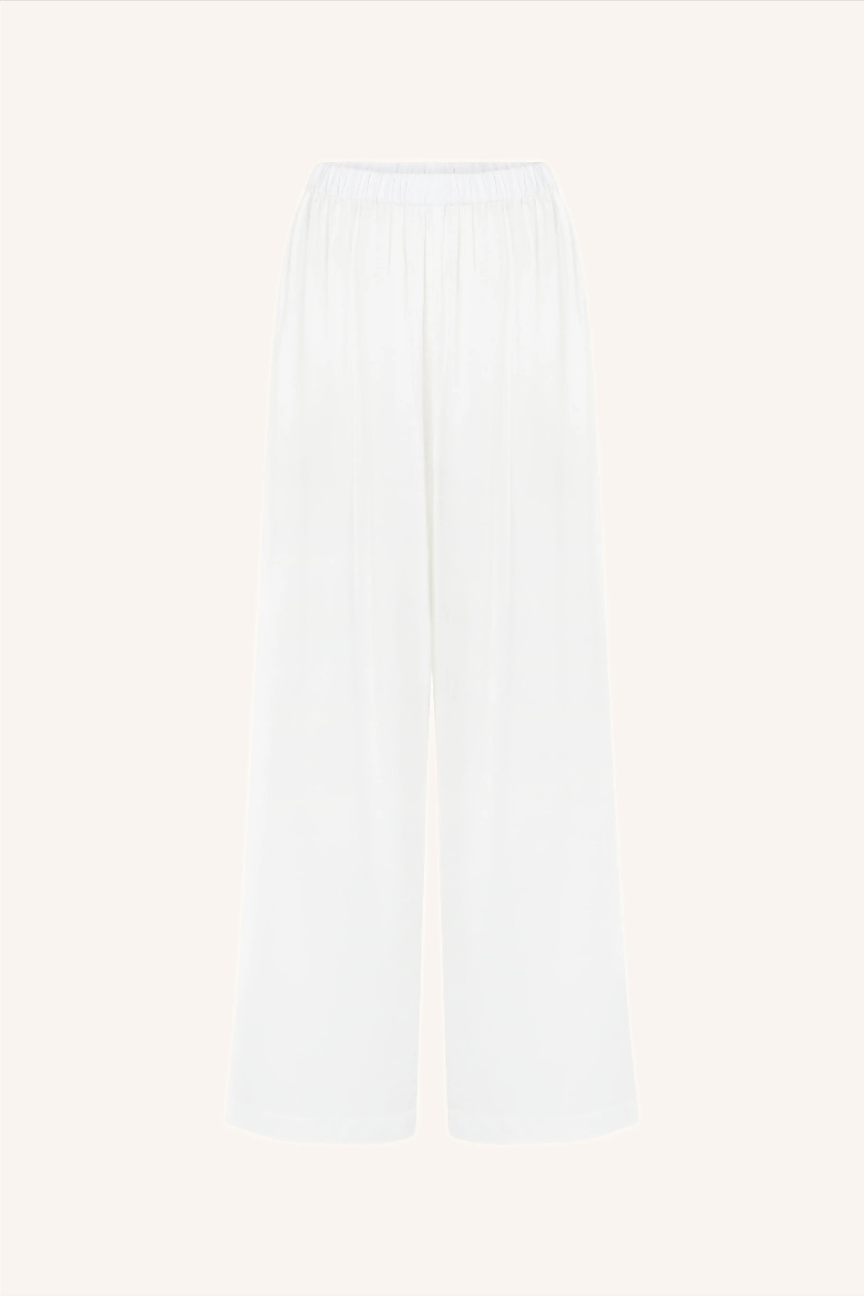 Silk Pants White