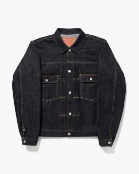 Studio D'Artisan SD-412 Type II Selvedge Denim Jacket - Indigo Onewash