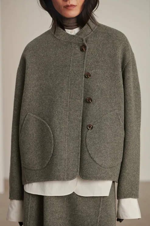 Windsor Grey Short Jacket