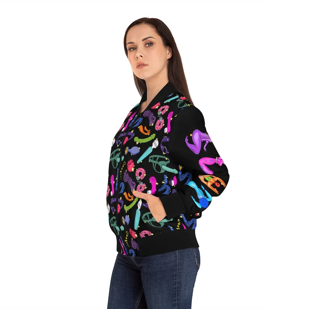 Women's Bomber Jacket - Sexy Zodiac Slut